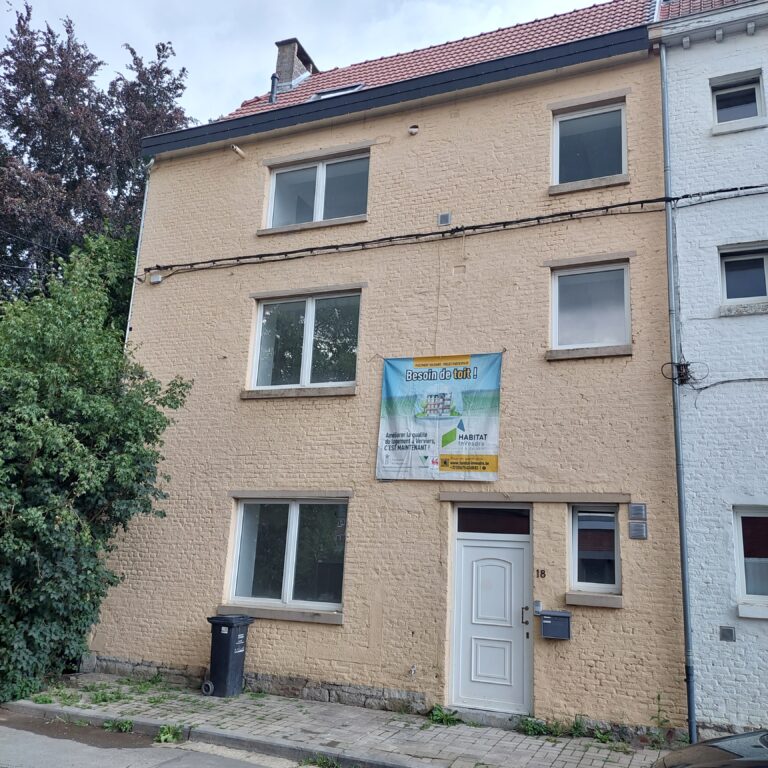 Projet Habitat Invesdre - Ensival - Façade avant