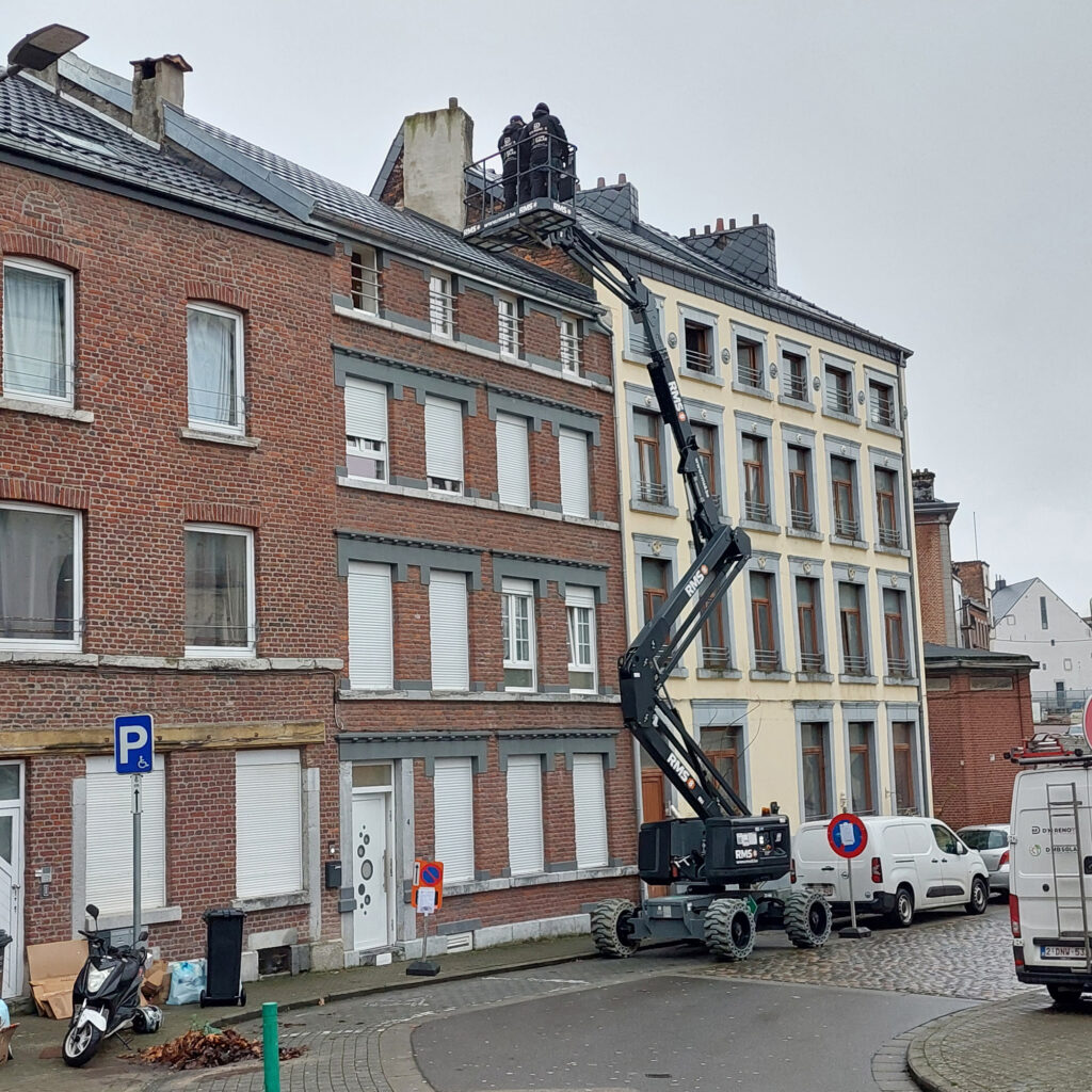 Projet Habitat Invesdre - Rue chat volant à Verviers - Façade