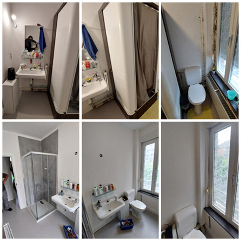 Projet Habitat Invesdre - Rue de Stembert - Rénovation salle de bain