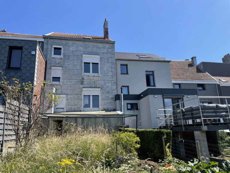 Projet Habitat Invesdre - Rue Jean Mélein - Façade arrière