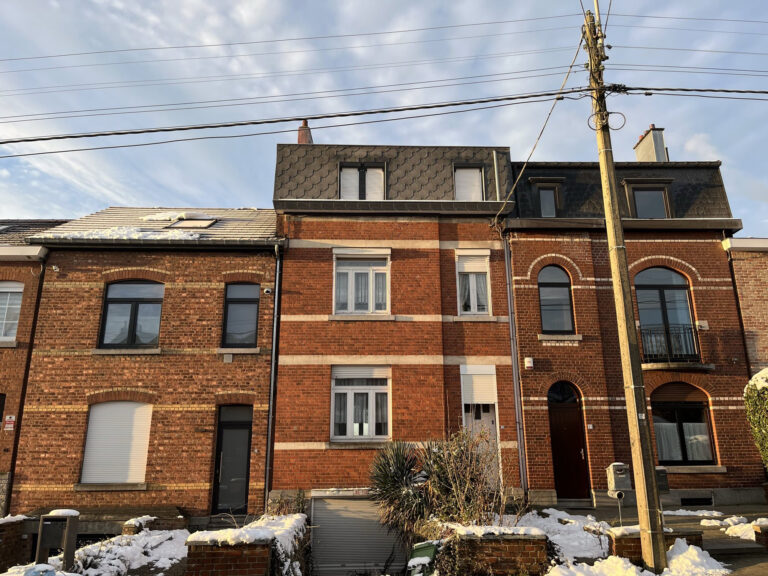 Projet Habitat Invesdre - Rue Jean Mélein - Façade avant